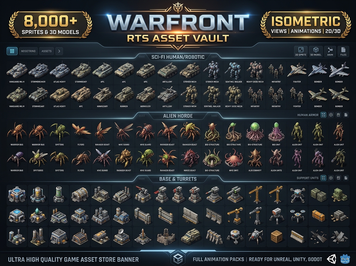 Warfront 8,000+ Sprites by Jason Coleman