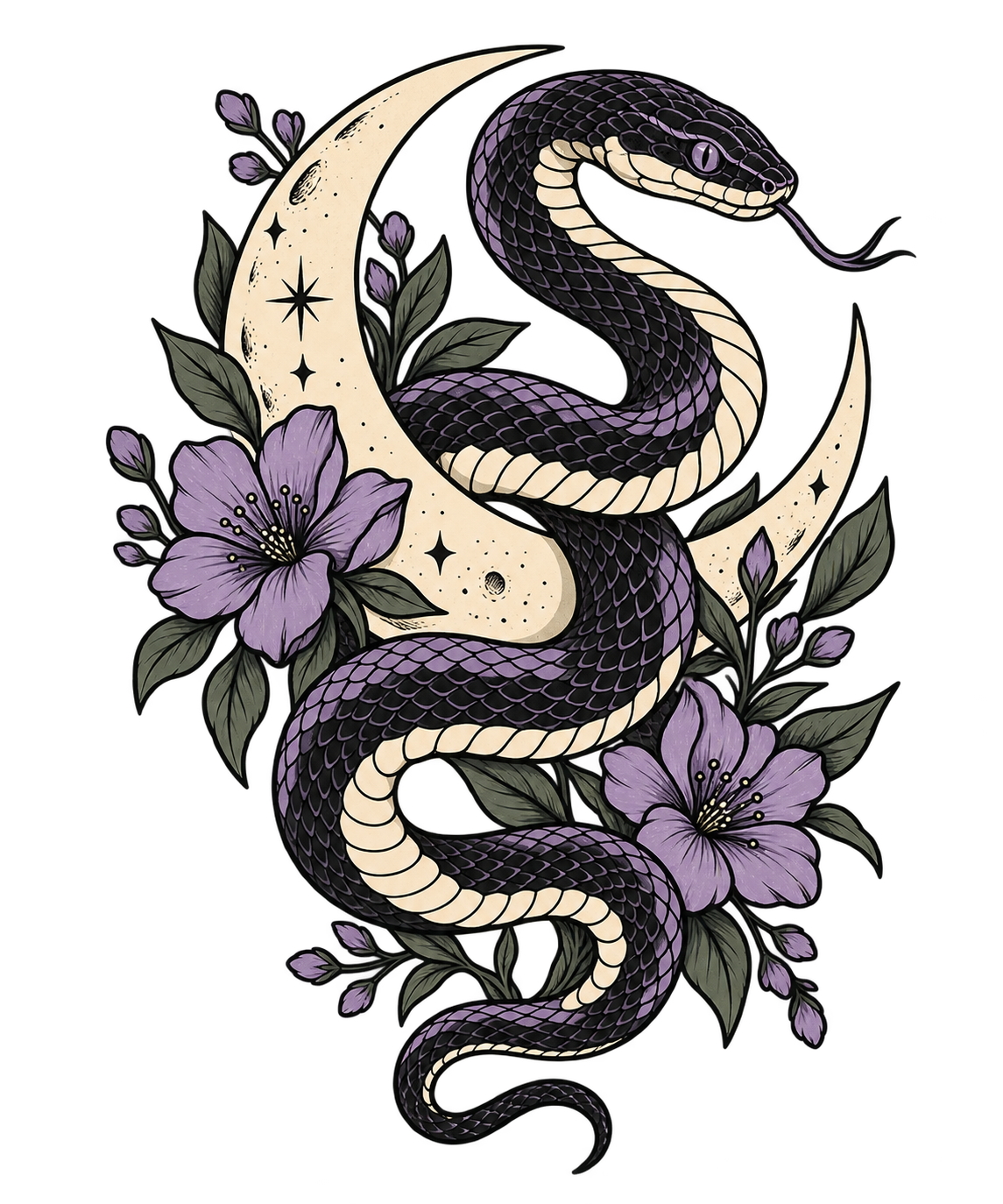 Midnight Serpent - Pullover Hoodie