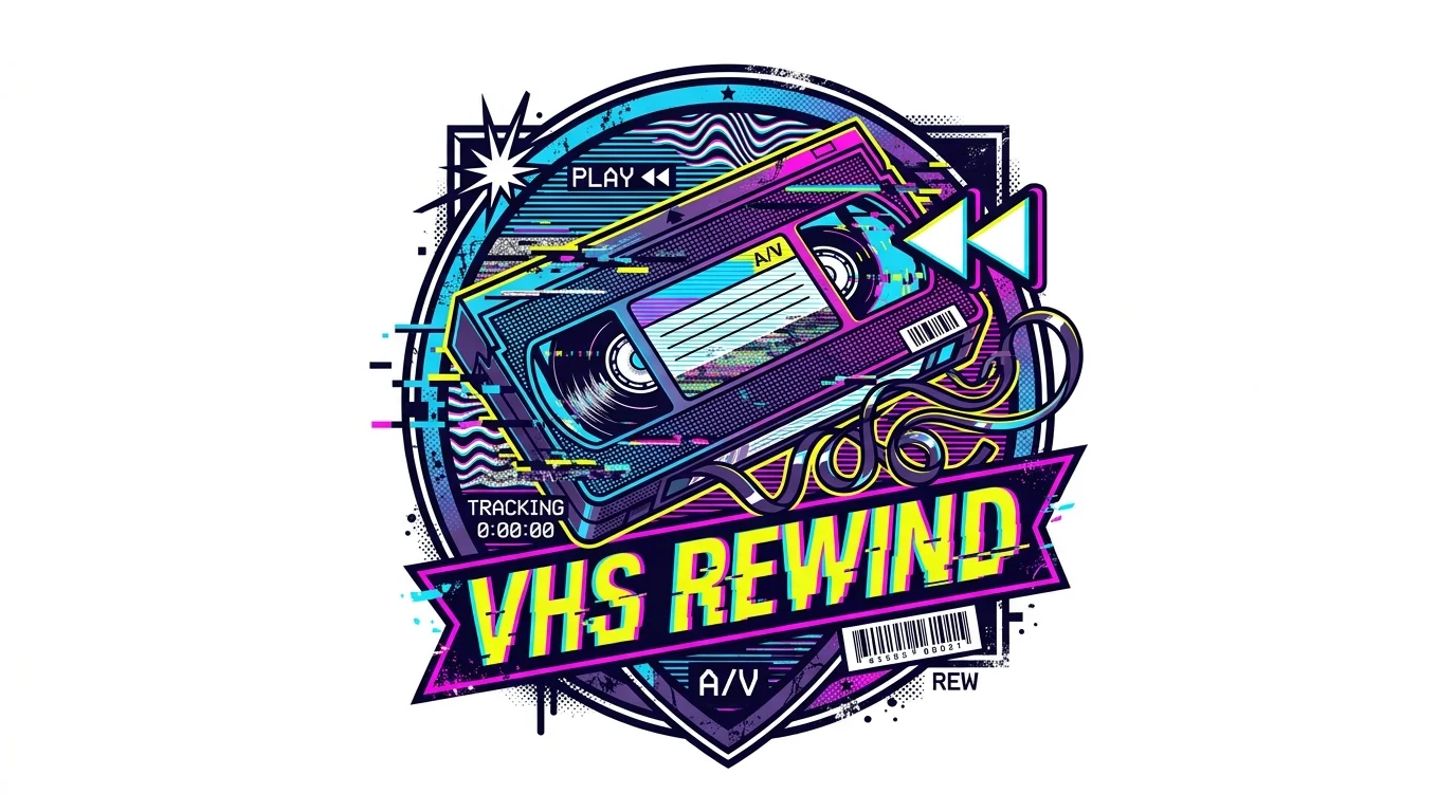 Cassette Tape Retro Mixtape - Die-Cut Vinyl Sticker