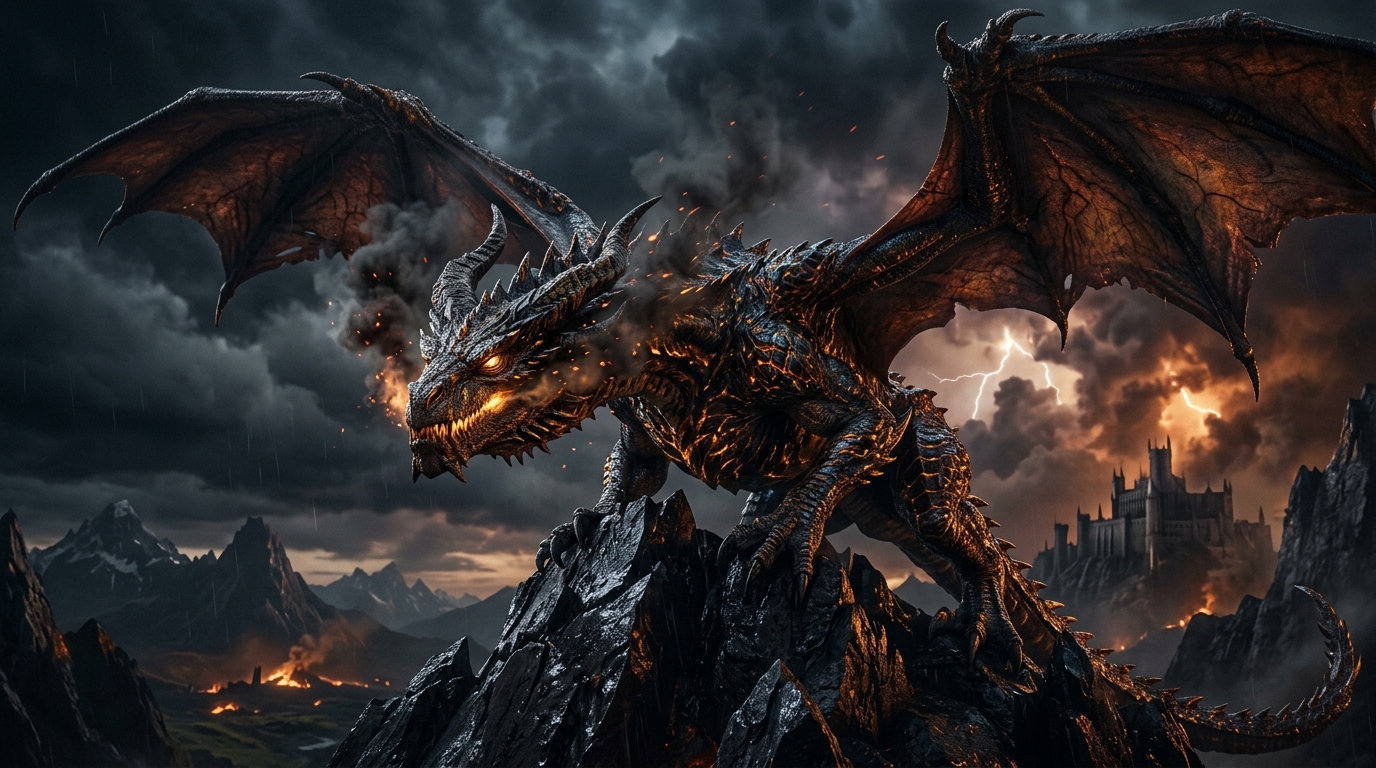 Colossal Hyper-Detailed Dragons