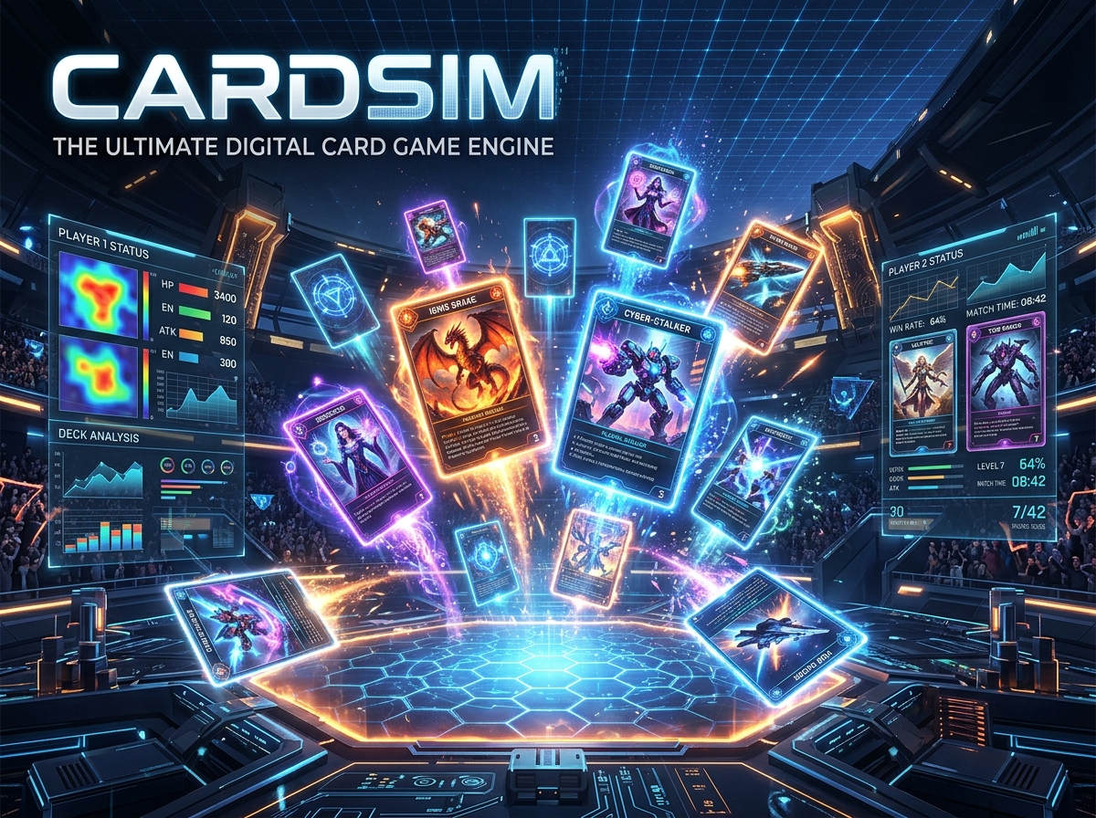 CardSim: Headless Card Battler & Monte Carlo Balancing Engine