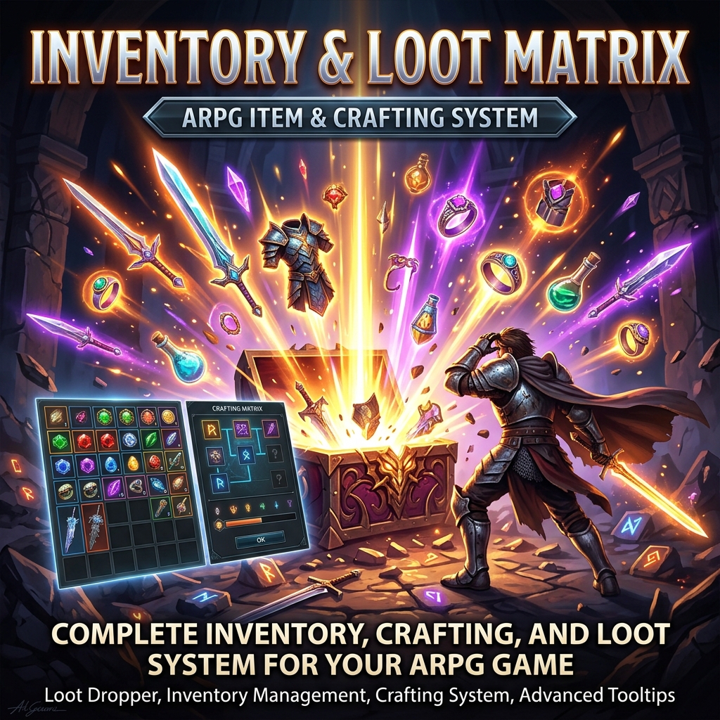 Inventory, Crafting & Loot Matrix Engine