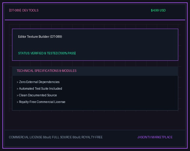 Editor Texture Builder (DT-089)