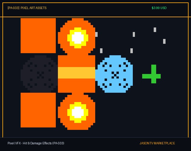 Pixel VFX - Hit & Damage Effects (PA-033)