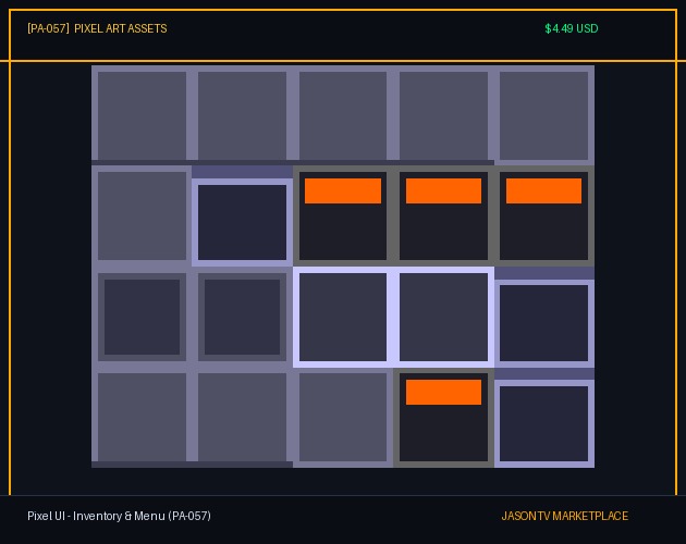 Pixel UI - Inventory & Menu (PA-057)