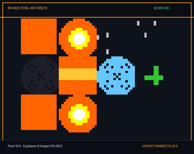 Pixel VFX - Explosion & Impact (PA-062)