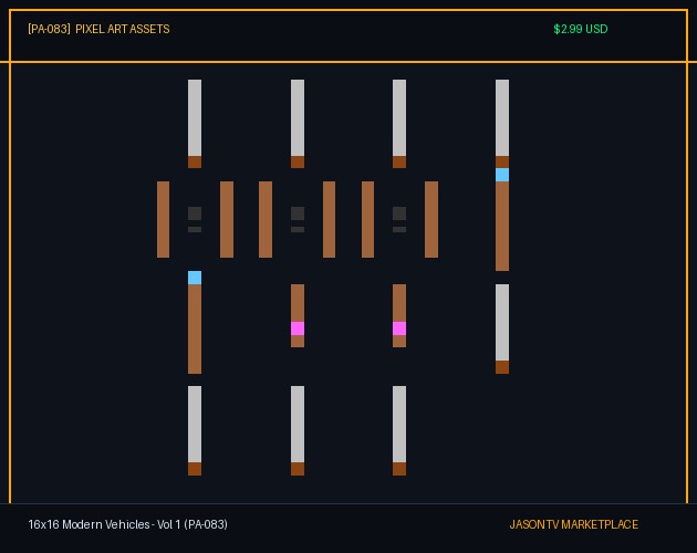16x16 Modern Vehicles - Vol 1 (PA-083)