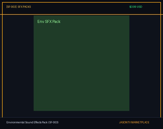 Environmental Sound Effects Pack (SF-003)