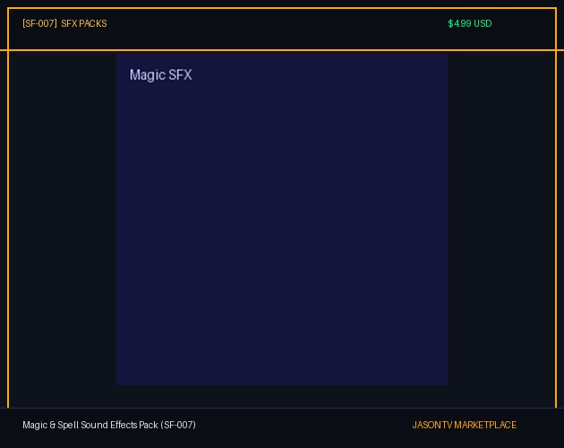 Magic & Spell Sound Effects Pack (SF-007)