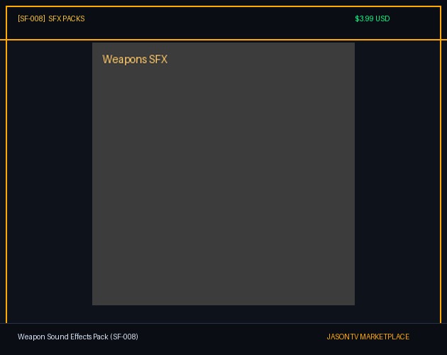 Weapon Sound Effects Pack (SF-008)