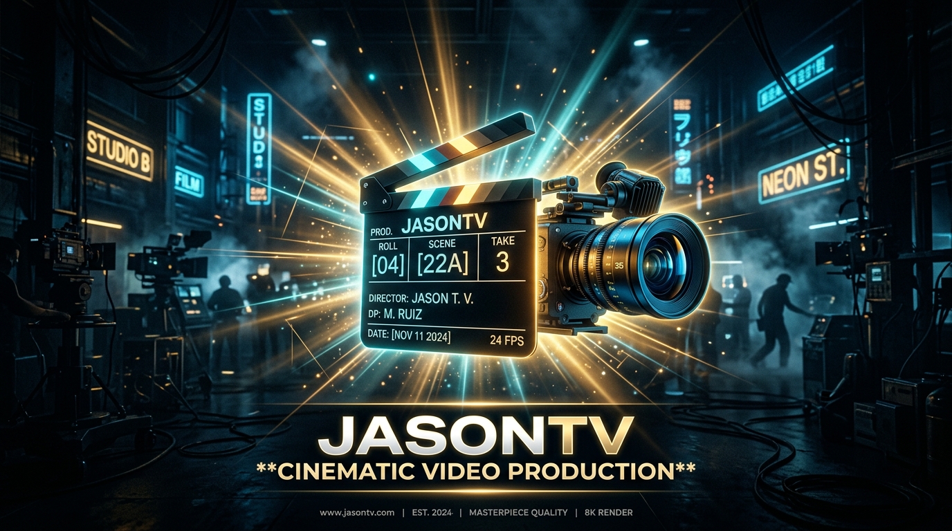 Custom Cinematic Video Production by JasonTV (Up to 5 Minutes)
