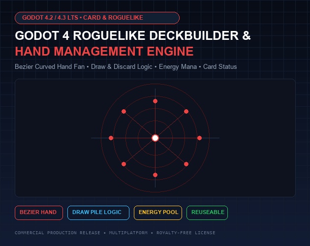 Godot 4 Roguelike Deckbuilder & Hand Management Engine