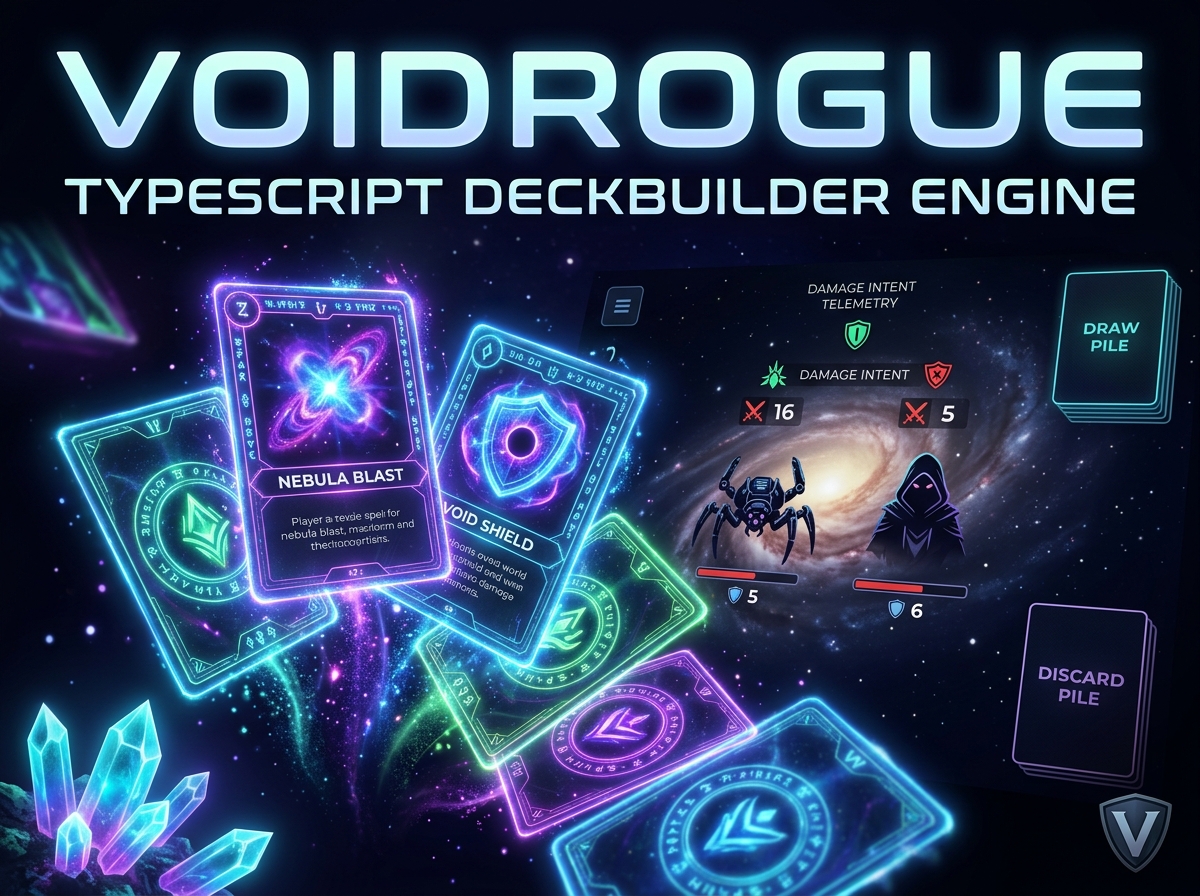 VoidRogue: Production TypeScript Roguelike Deckbuilder Engine