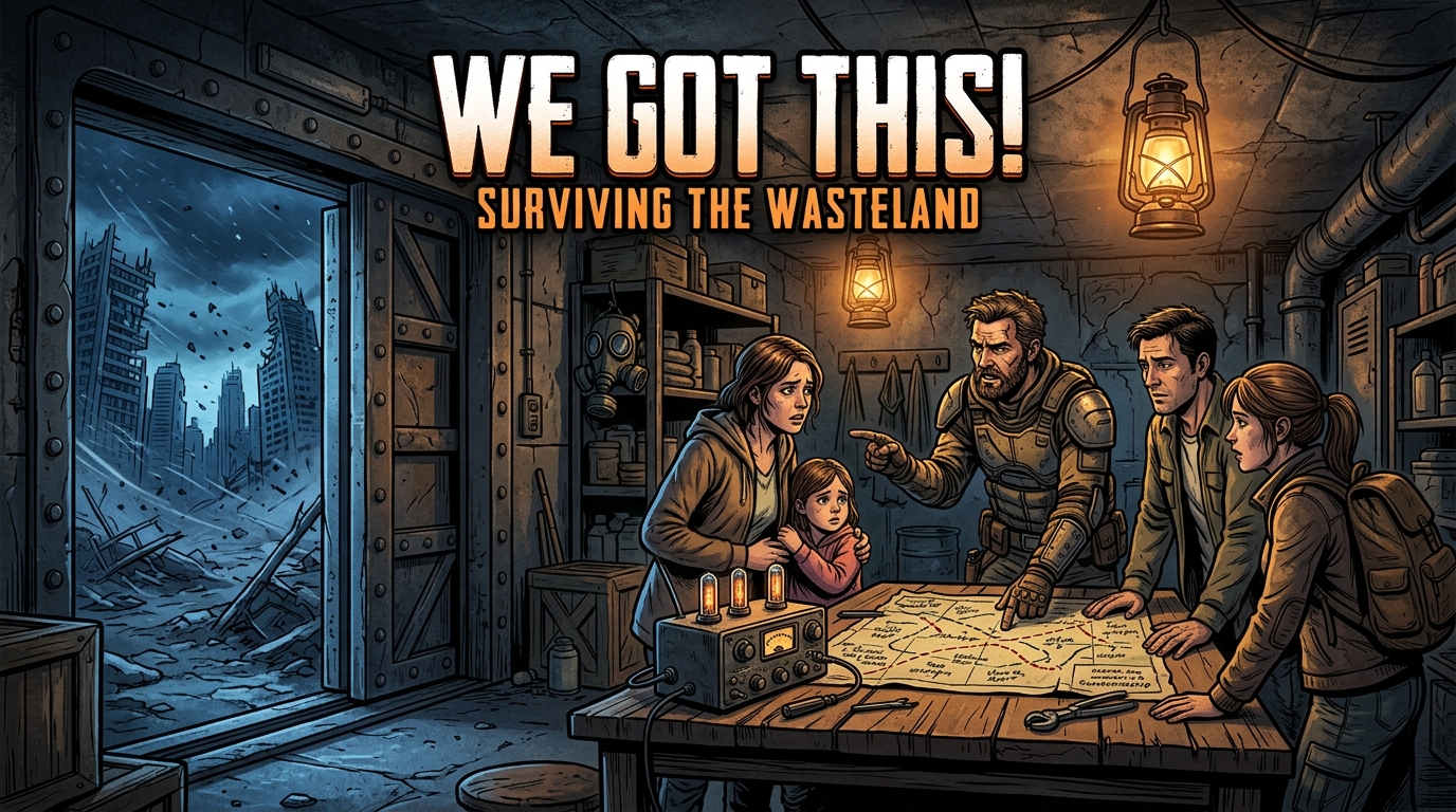 WE GOT THIS!: Narrative Fallout Shelter Survival Game